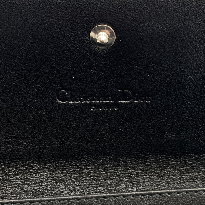 CHRISTIAN Top quality Dior Black Patent Leather Clutch Pochette Lady Top quality Dior Bag
