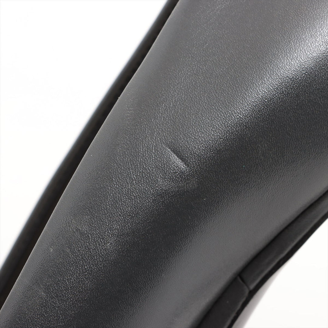 Top Quality Chanel Coco Leather Pump 38C  Black X Grey G30389