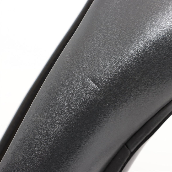 Top Quality Chanel Coco Leather Pump 38C  Black X Grey G30389