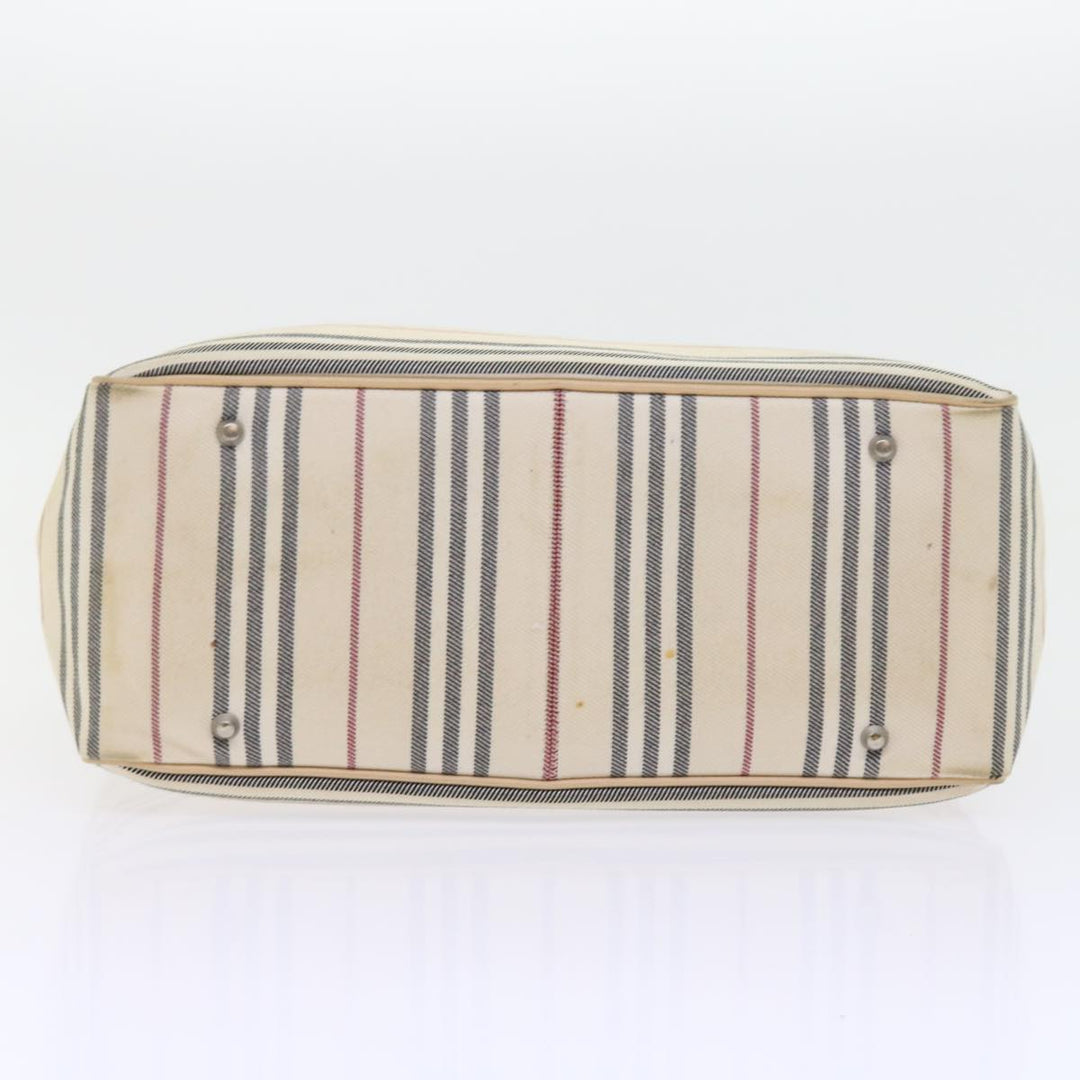 Top Quality Burberry Hand Bag Canvas Beige Auth 56627