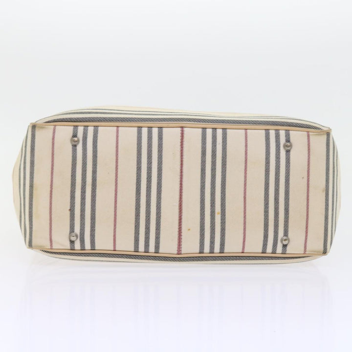Top Quality Burberry Hand Bag Canvas Beige Auth 56627