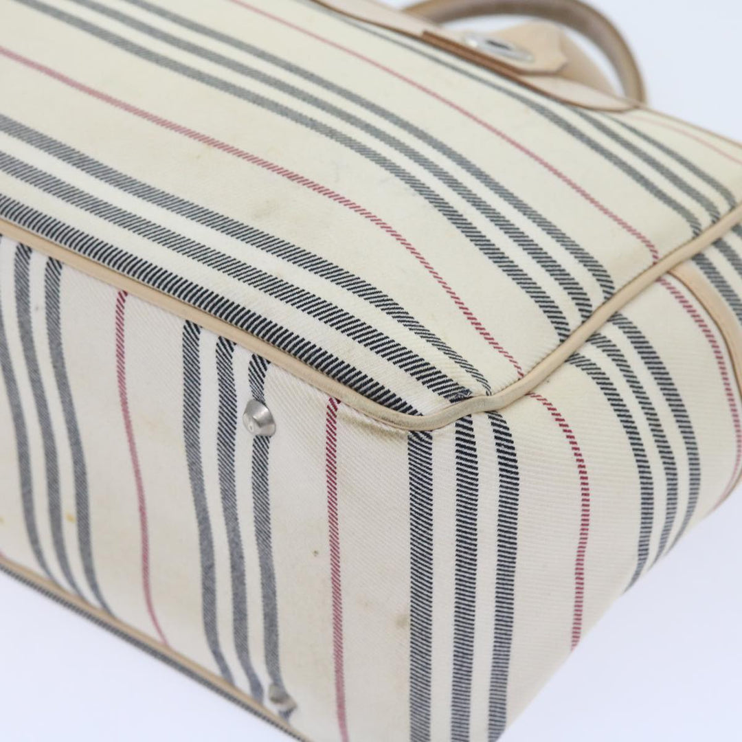 Top Quality Burberry Hand Bag Canvas Beige Auth 56627