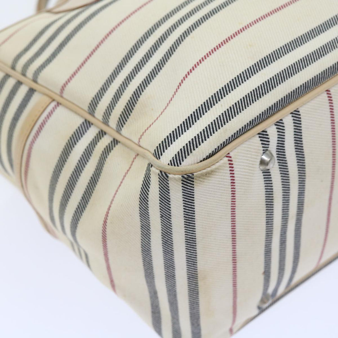 Top Quality Burberry Hand Bag Canvas Beige Auth 56627