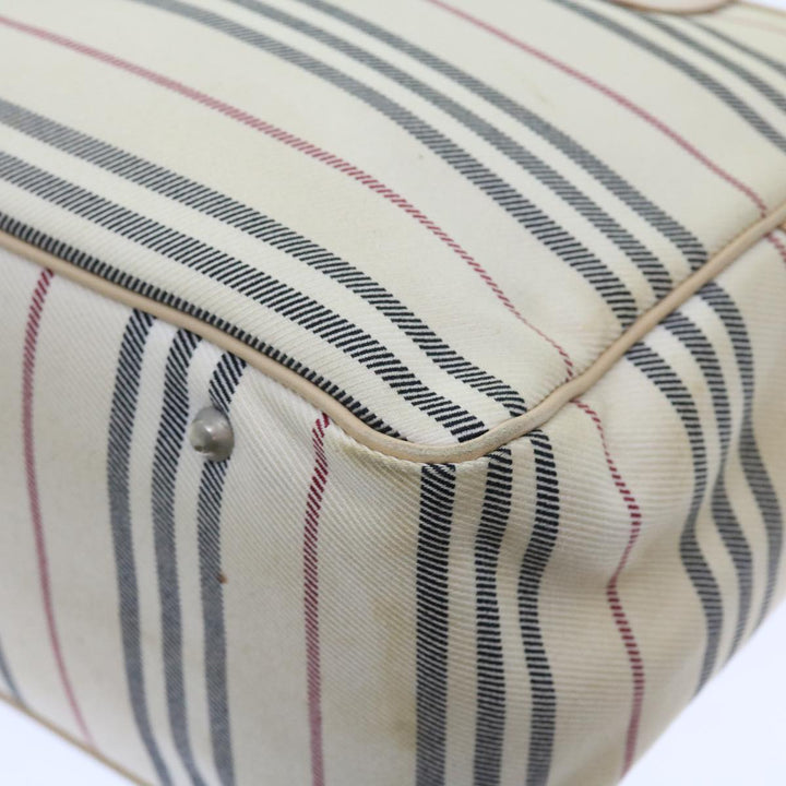Top Quality Burberry Hand Bag Canvas Beige Auth 56627
