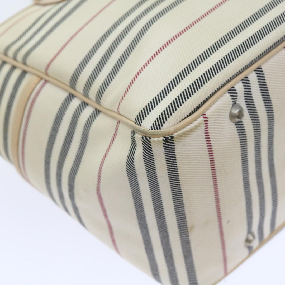 Top Quality Burberry Hand Bag Canvas Beige Auth 56627
