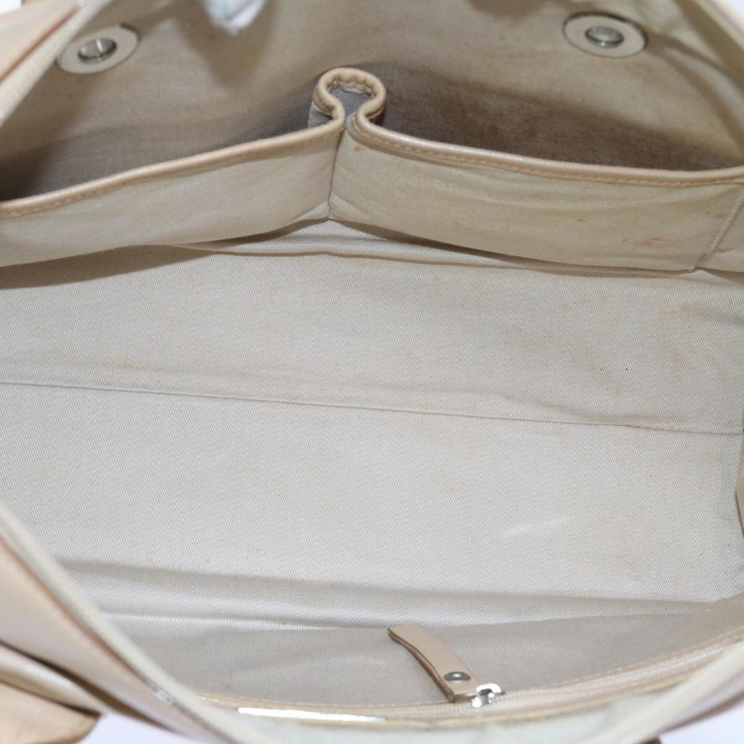 Top Quality Burberry Hand Bag Canvas Beige Auth 56627