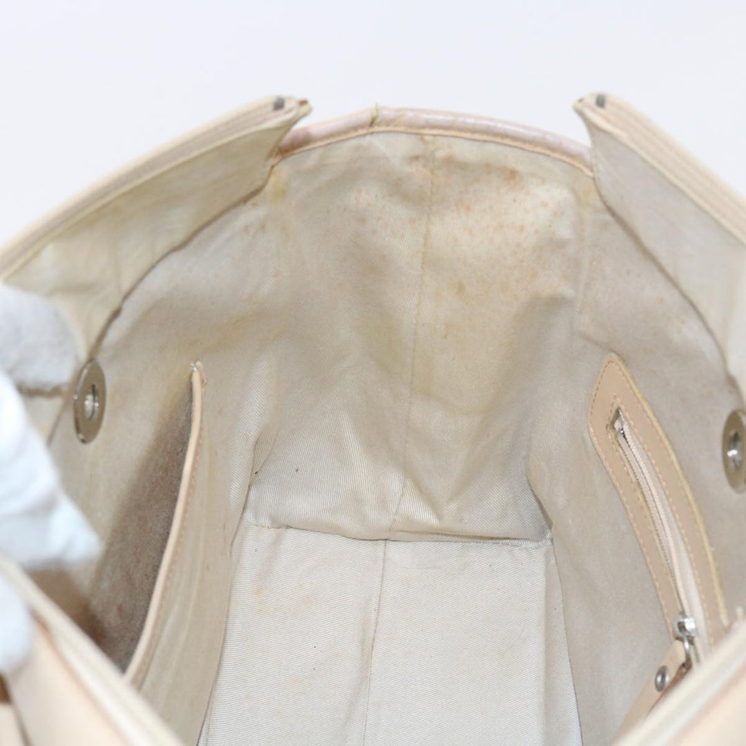 Top Quality Burberry Hand Bag Canvas Beige Auth 56627