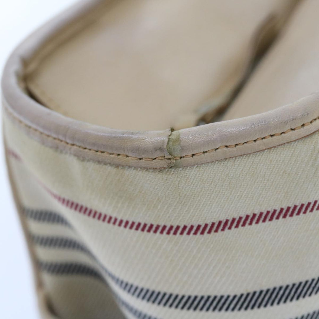 Top Quality Burberry Hand Bag Canvas Beige Auth 56627