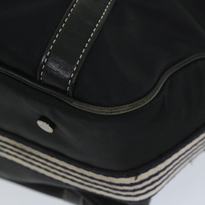 BURBERRY Blue Label Tote Bag Nylon Black Auth 56630