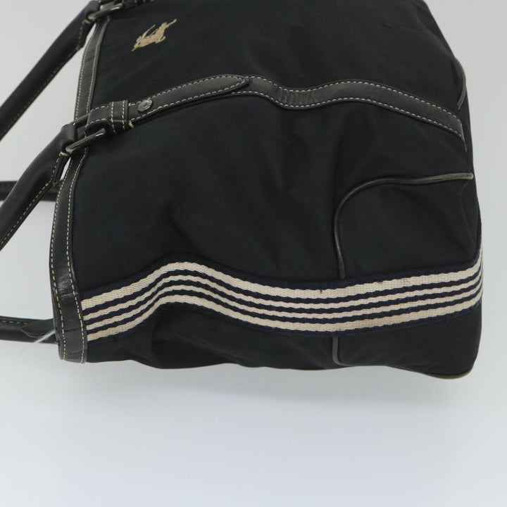 BURBERRY Blue Label Tote Bag Nylon Black Auth 56630