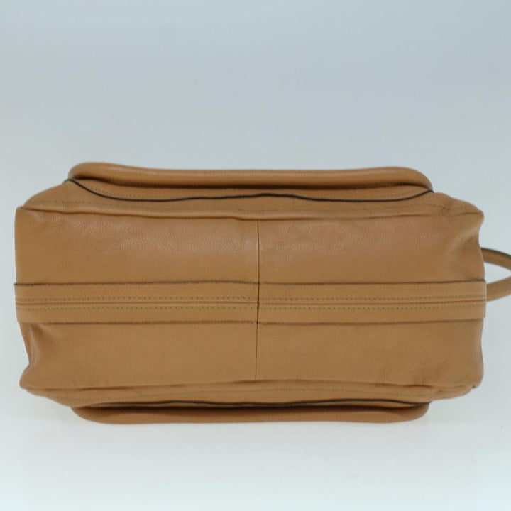 Chloe Shoulder Bag Leather 2way Brown 56709