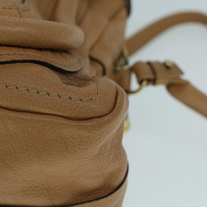 Chloe Shoulder Bag Leather 2way Brown 56709