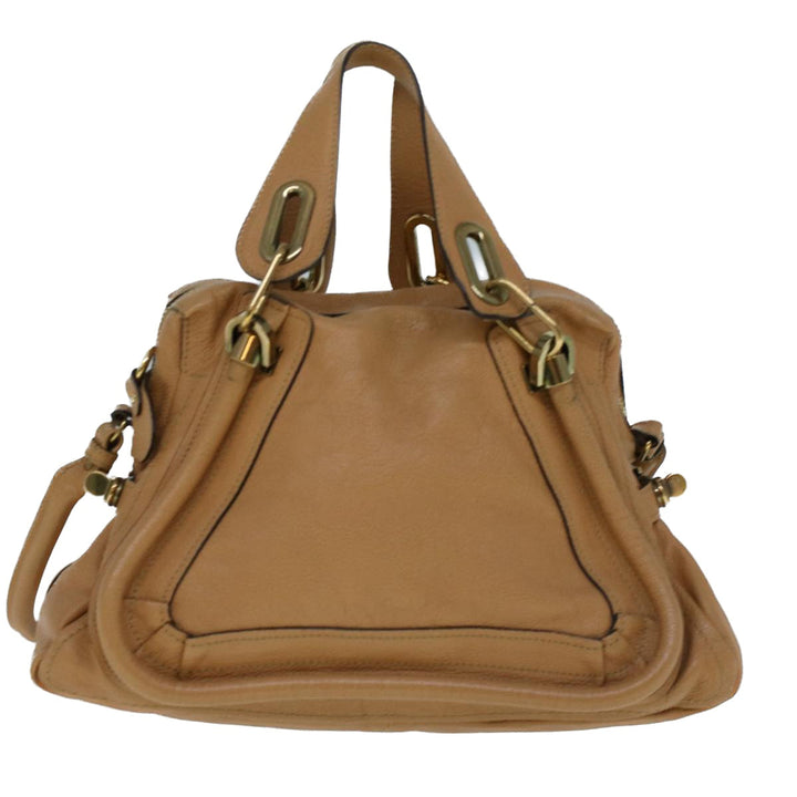 Chloe Shoulder Bag Leather 2way Brown 56709