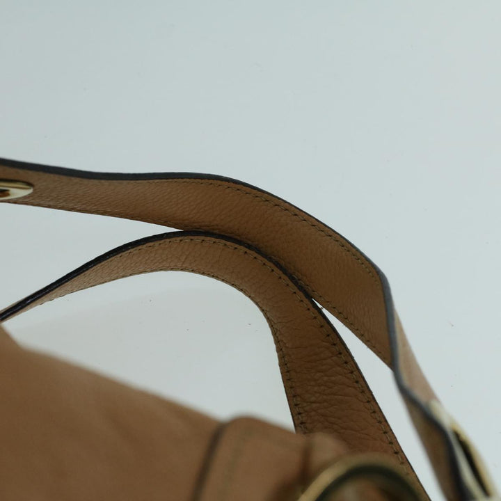 Chloe Shoulder Bag Leather 2way Brown 56709
