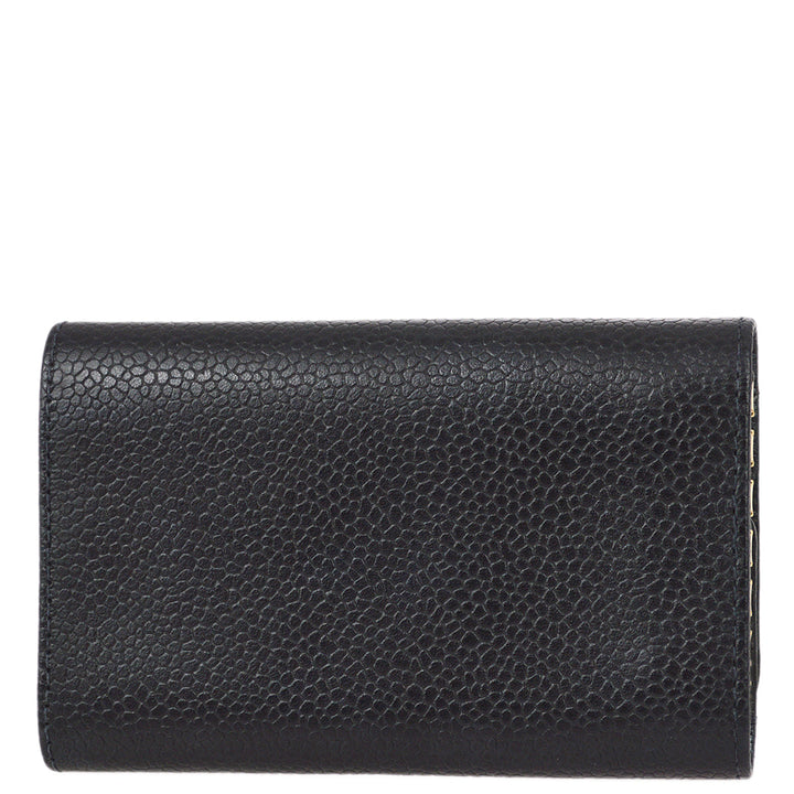 Top Quality Chanel Black Caviar Card Case Small New
