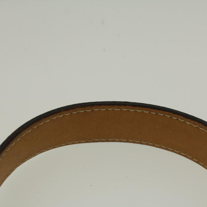Celine Macadam Canvas Shoulder Bag PVC Leather Brown  57306