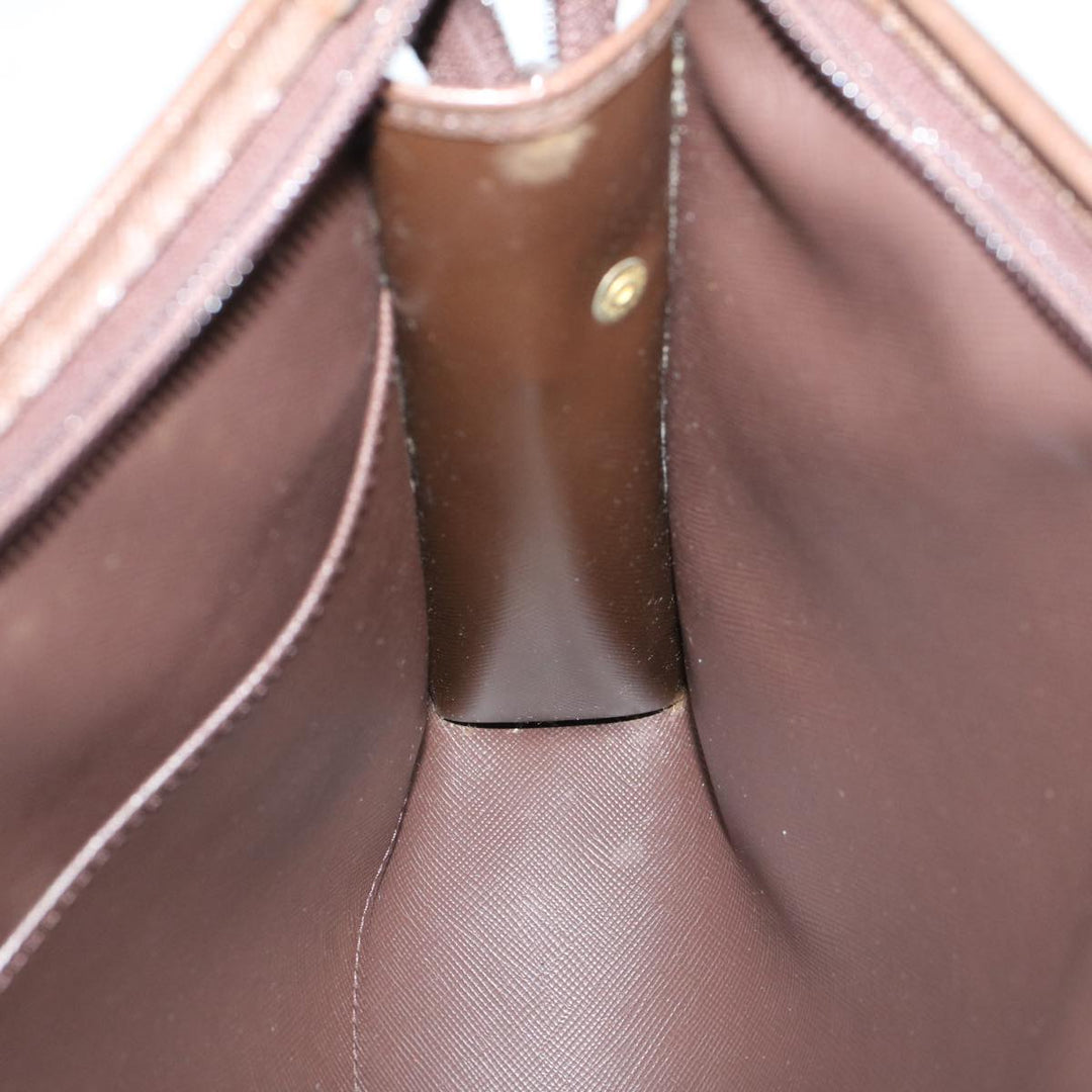 BURBERRYSs Nova Check Clutch Bag Canvas Beige Brown Auth 57315