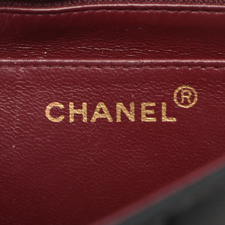 Top Quality Chanel Matrasse  Single Flap Single Chain Bag Diamond Flap Black Gold  2nd