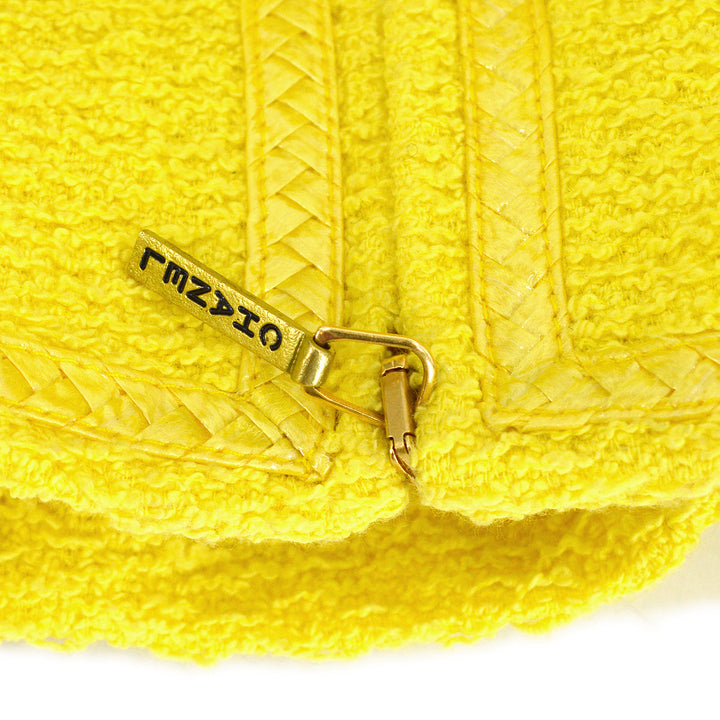 Top Quality Chanel Spring 1995 Zip Up Jacket Yellow #38