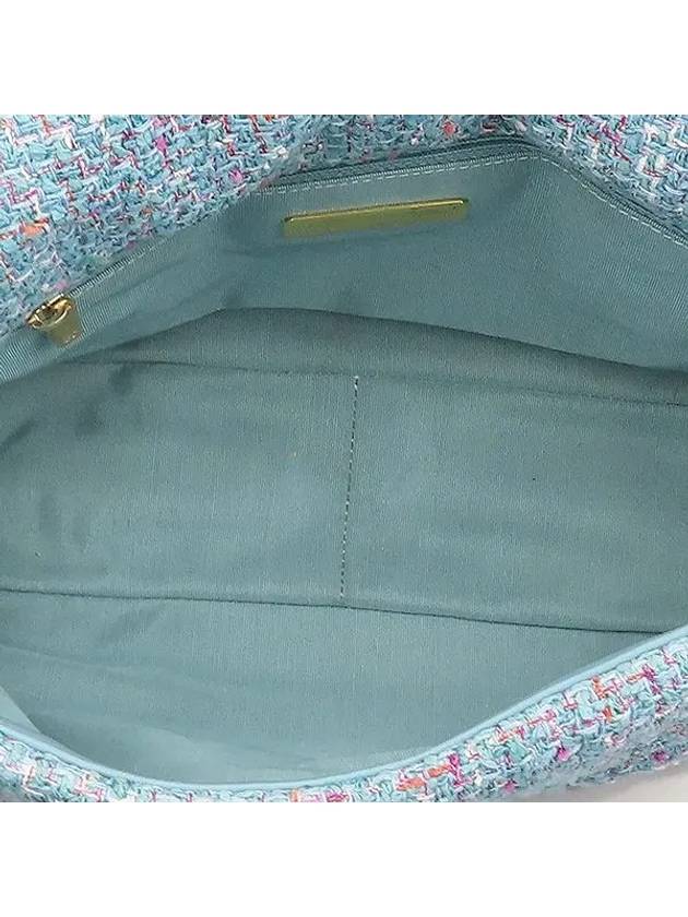AS1161 Tweed Nineteen 19 Large Flap Shoulder Bag Chanel