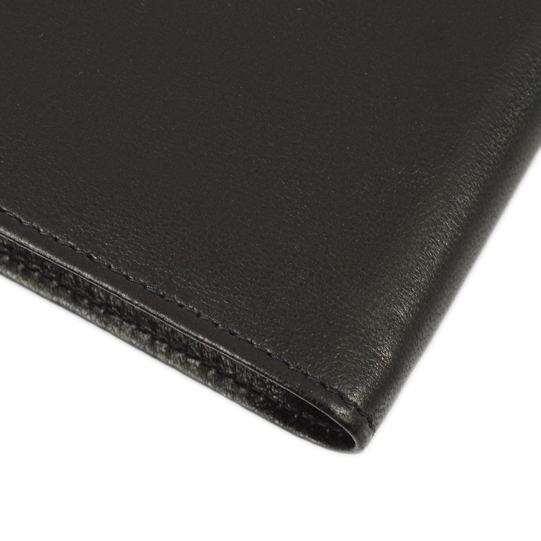 Top Quality Chanel 1991-1994 Black Lambskin Long Wallet Purse