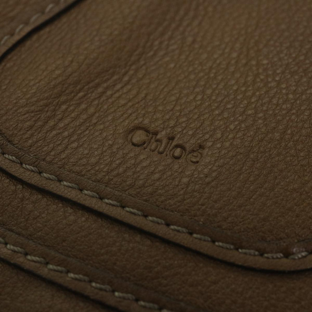 Chloe Mercy Shoulder Bag Leather Brown 58160