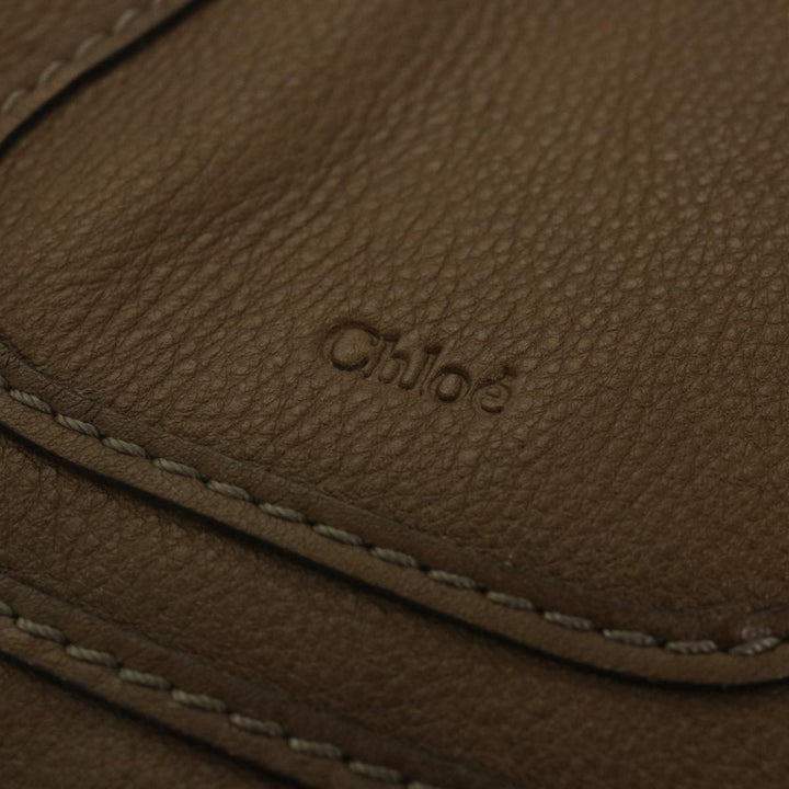 Chloe Mercy Shoulder Bag Leather Brown 58160