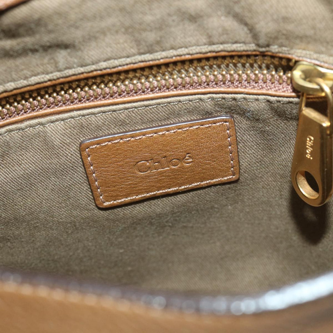 Chloe Mercy Shoulder Bag Leather Brown 58160