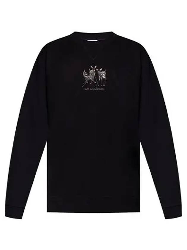 Burberry Cotton Sweatshirt Black