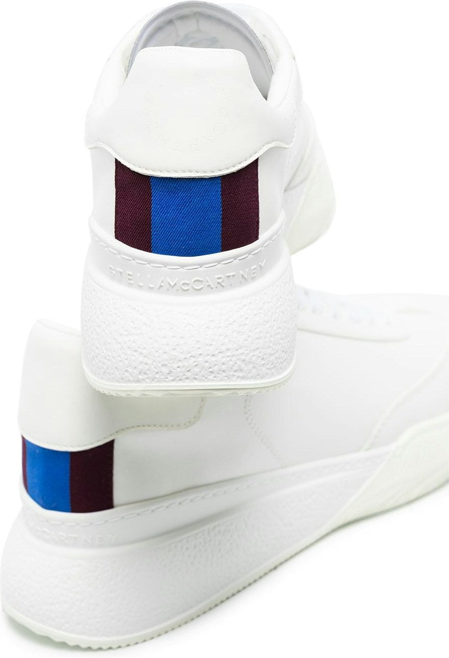 LOOP FAUX-LEATHER SNEAKERS