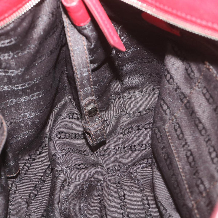 Celine Shoulder Bag Leather Red  58409