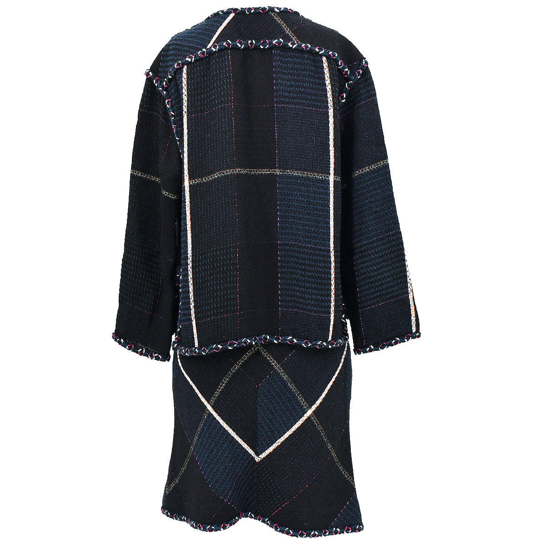 Top Quality Chanel Cruise 2007 tweed open-front jacket skirt suit #36 #40