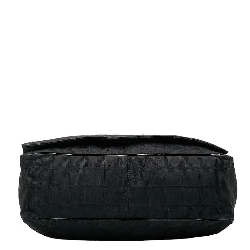 Top Quality Chanel New Label Line Messengers Bag Gold   houlder Bag Black Nylon  CHANEL