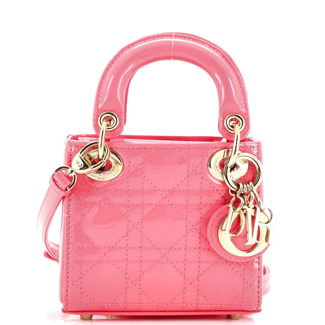 Top quality Dior Lady Top quality Dior Bag Cannage Quilt Patent Micro