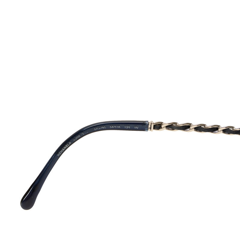 Top Quality Chanel Cocomark un Glasses Blue Silver  Lady Chanel