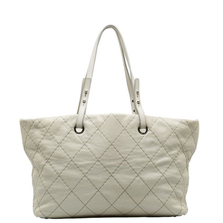 Top Quality Chanel Mattress Cocomark houlder Bag  Bag Gray Leather Lady Chanel