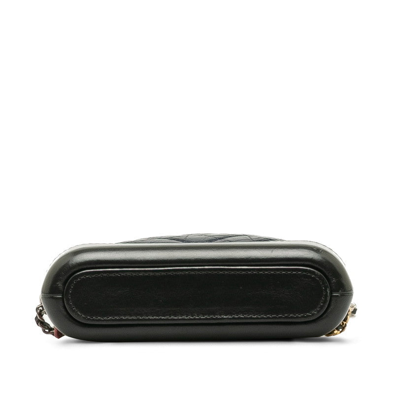 Top Quality Chanel Gabriel Kittening Chain Wallet Mini houlder Bag Navi Leather  Chanel