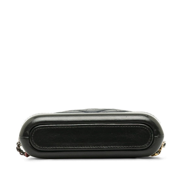 Top Quality Chanel Gabriel Kittening Chain Wallet Mini houlder Bag Navi Leather  Chanel