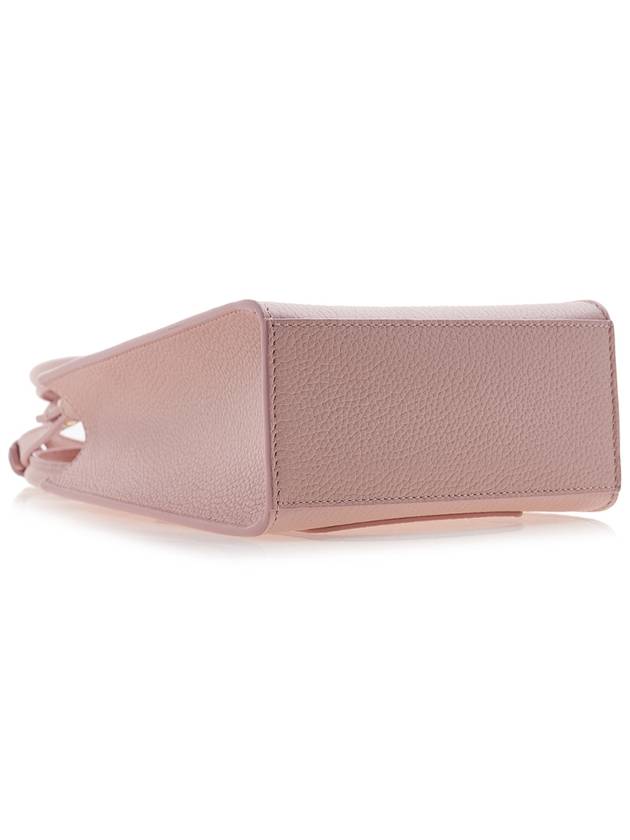 Burberry Micro Frances Leather Tote Bag Pink