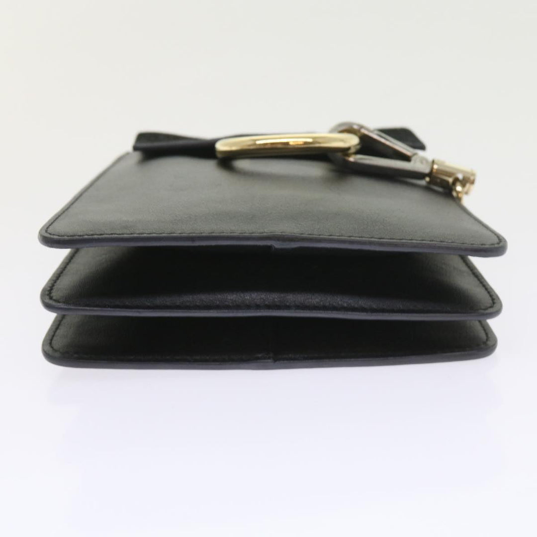 Chloe Shoulder Bag Suede Leather Black 59147