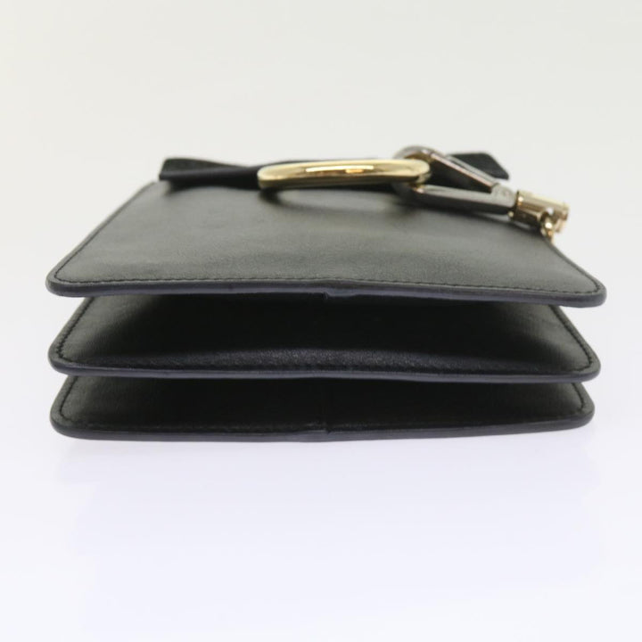 Chloe Shoulder Bag Suede Leather Black 59147