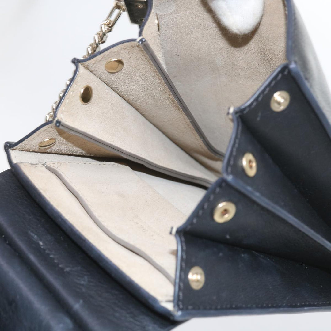Chloe Shoulder Bag Suede Leather Black 59147