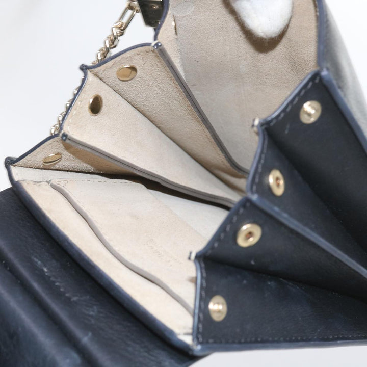 Chloe Shoulder Bag Suede Leather Black 59147