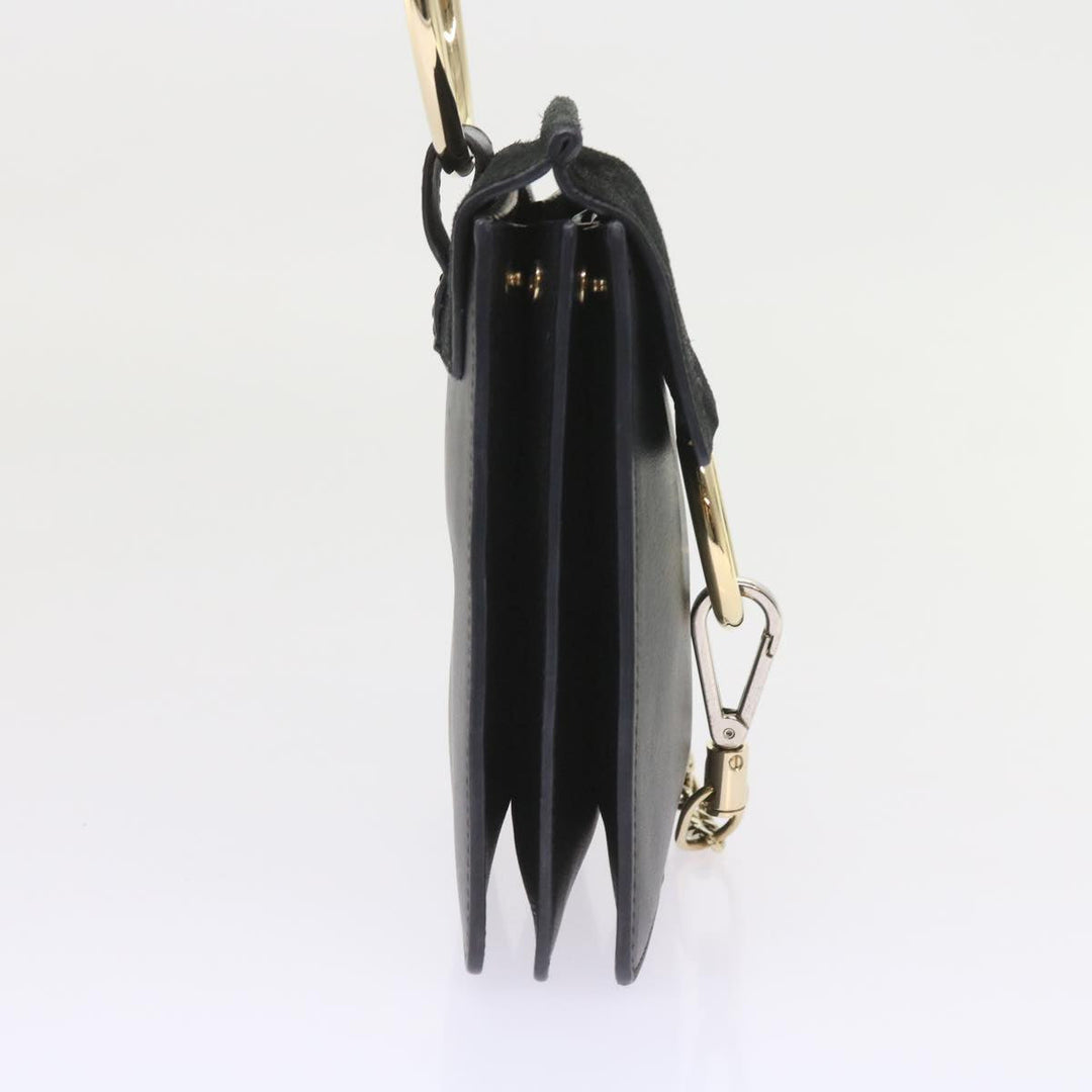 Chloe Shoulder Bag Suede Leather Black 59147