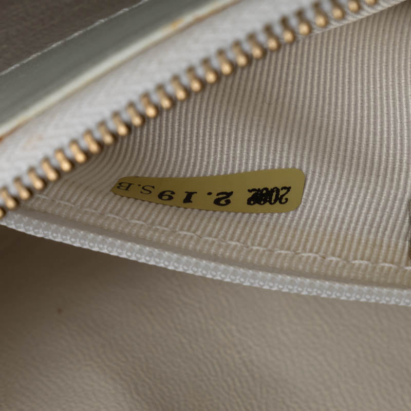 Top Quality Chanel Top Quality Chanel MATRESSE HANDBACK RAMSKIN WHITE LADY'S HANDBACK