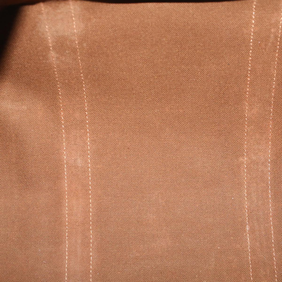 Celine Macadam Canvas Boston Bag PVC Leather Brown  59265