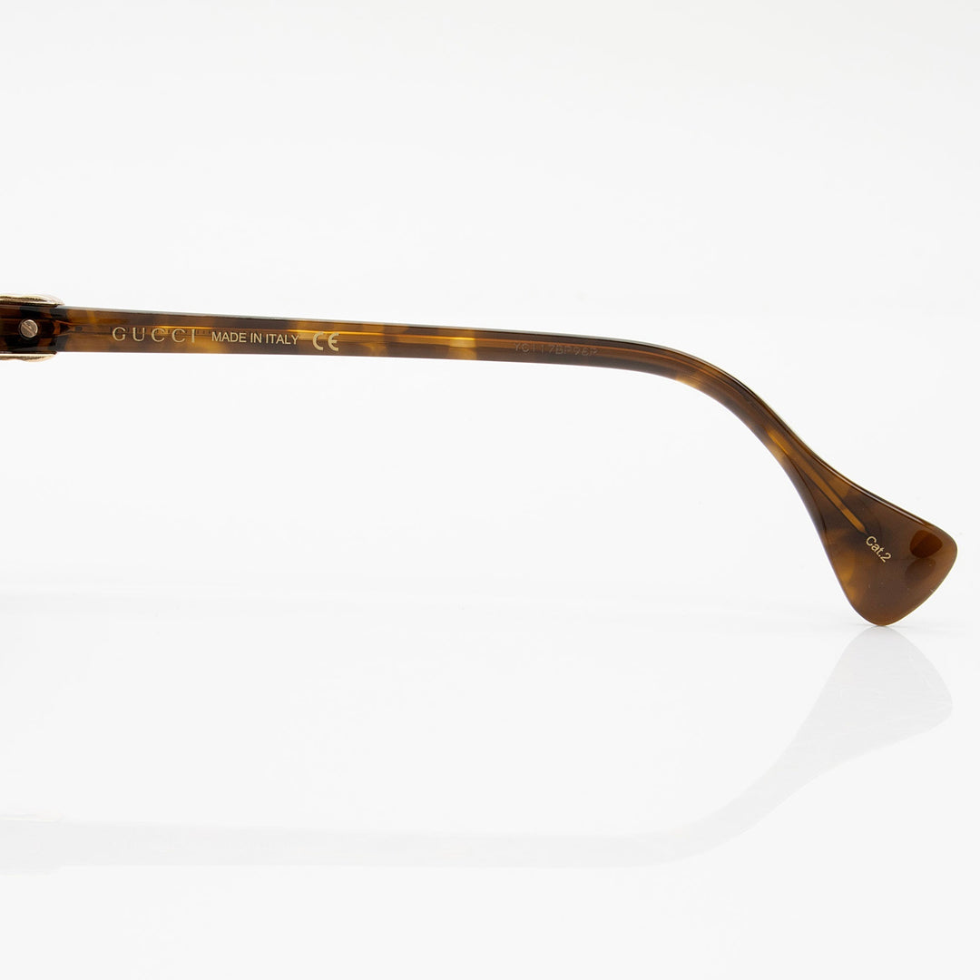 Gucci Interlocking GG Oversized Square Sunglasses