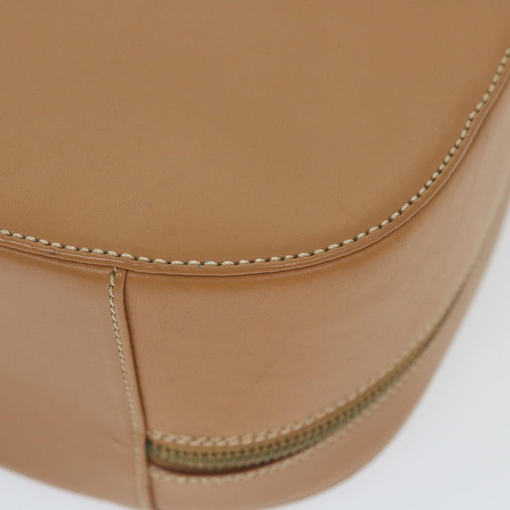 BurberrySs Hand Bag Leather Beige Auth 59466