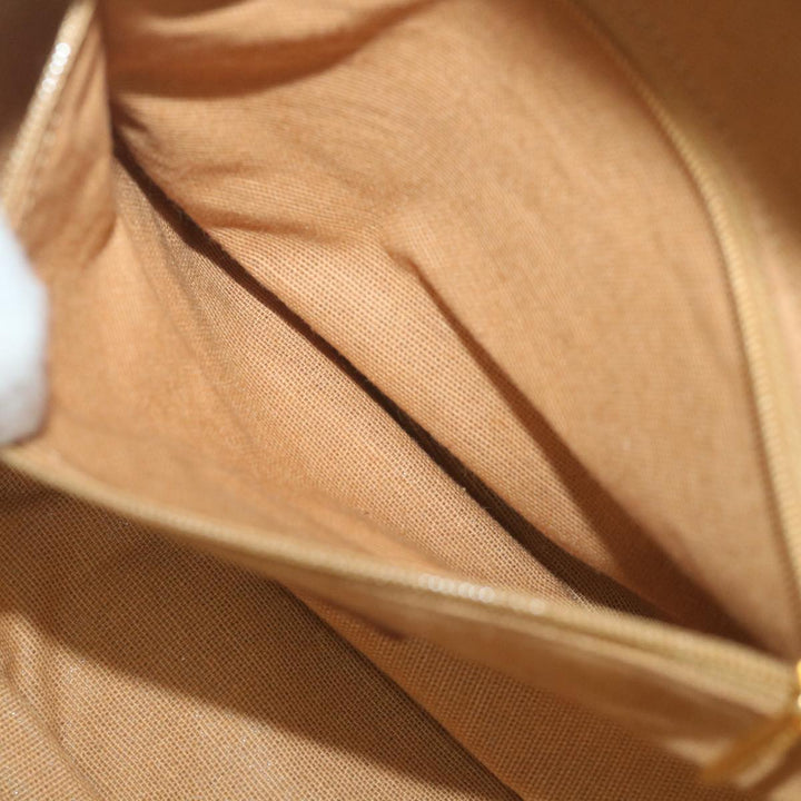 BurberrySs Hand Bag Leather Beige Auth 59466