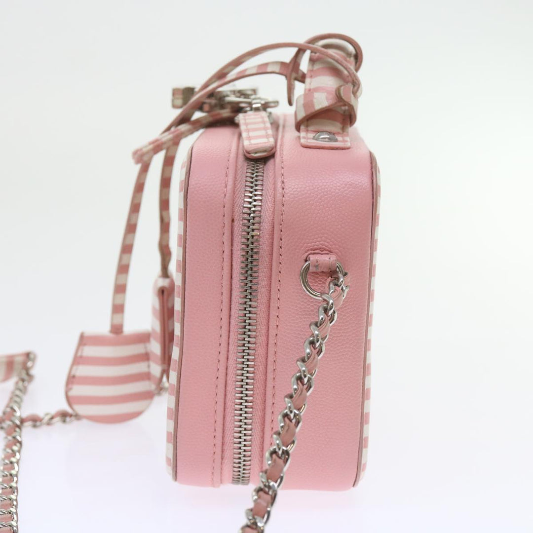 Top Quality Chanel Matelasse Chain Shoulder Bag Caviar Skin Wine Red CC Auth 59605A